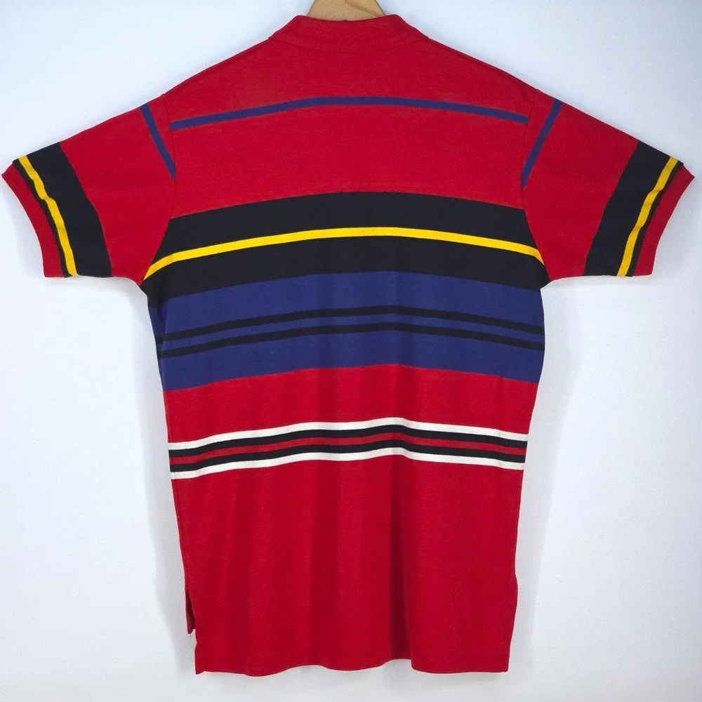 Vintage Ralph Lauren Polo Shirt Men Large Short Sleeve Striped 90s Old Money Y2K